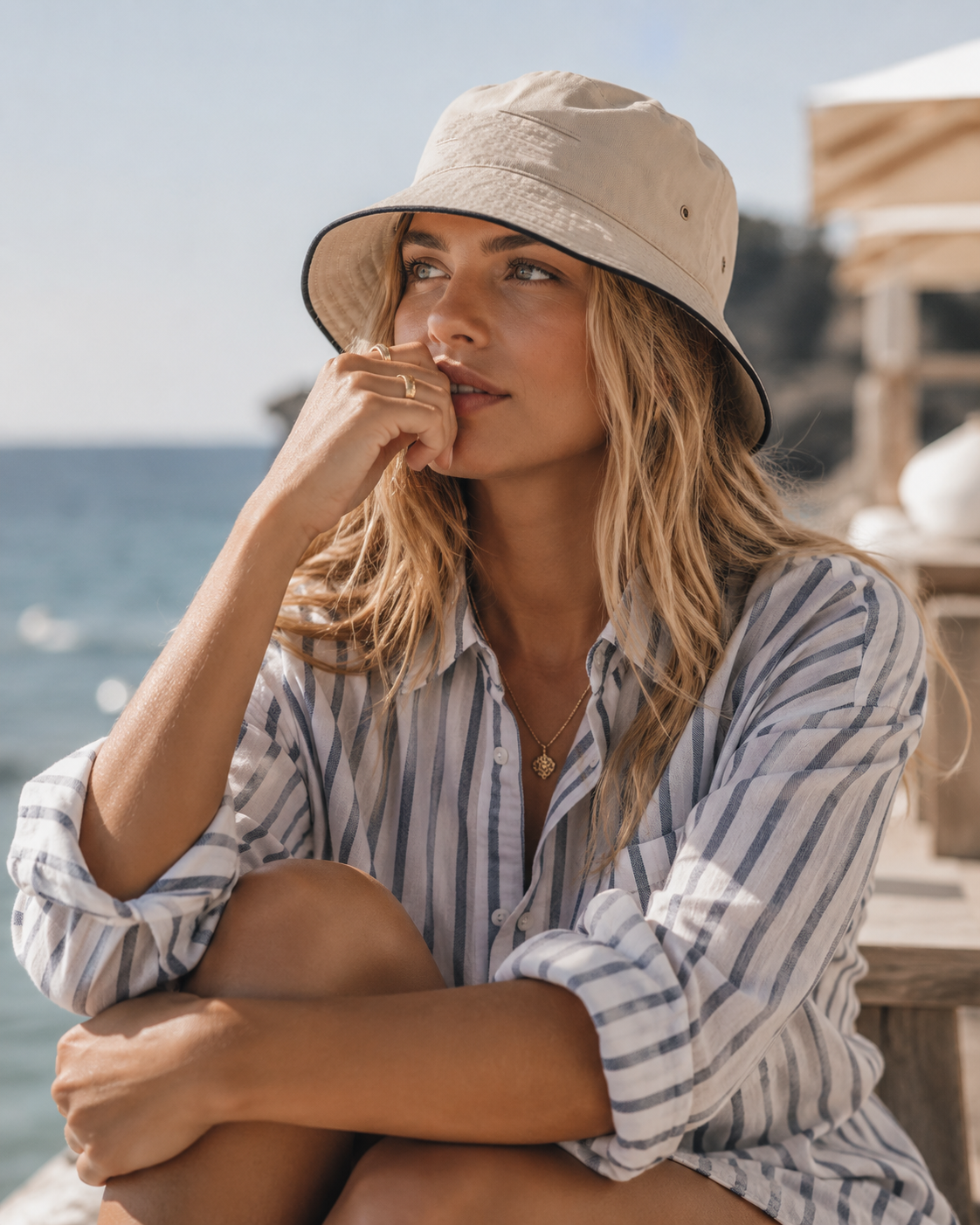 Heavy Brushed Cotton Bucket Hat