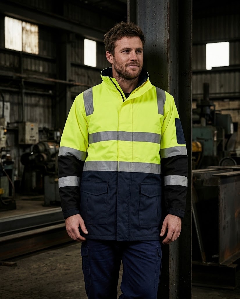 HiVis 6-in-1 Reflective Workwear Jacket