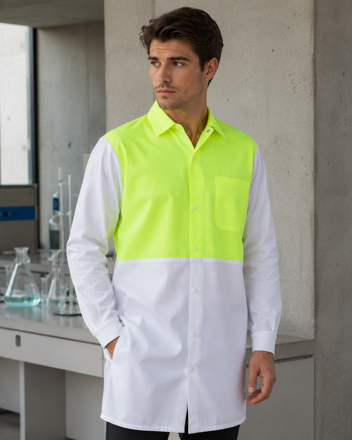 HiVis Internal Pocket Dustcoat