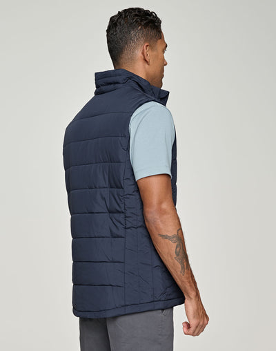 3D Cut Sustainable Insulated Puffer Vest