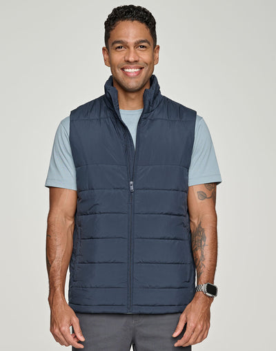 3D Cut Sustainable Insulated Puffer Vest