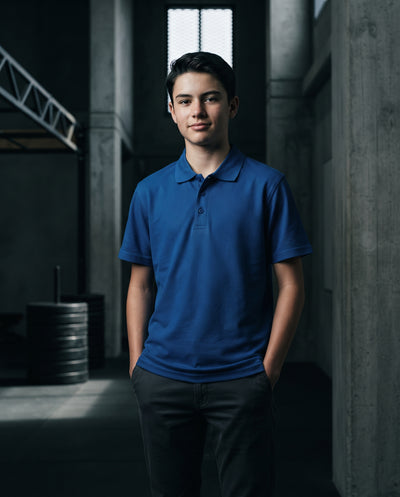 Kids Cotton Backing Polo