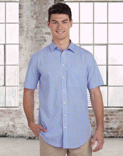 Gingham Roll Up SS Shirt Sleeve