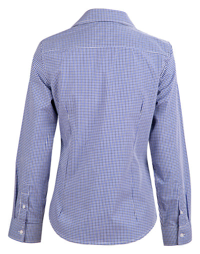 Ladies Multi-Tone Check LS Shirt