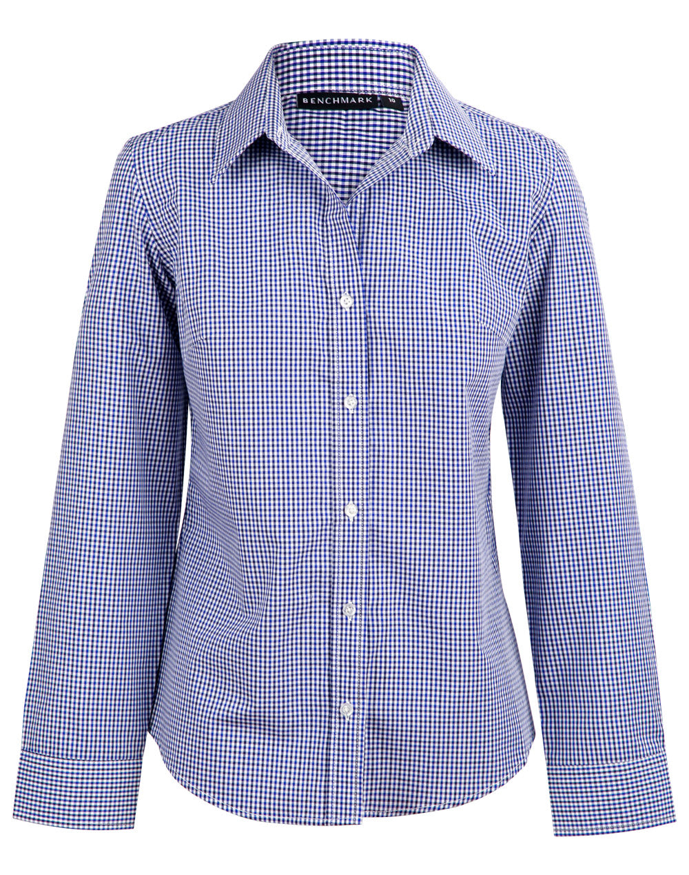 Ladies Multi-Tone Check LS Shirt
