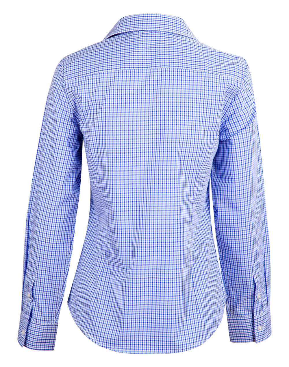 Ladies Multi-Tone Check LS Shirt