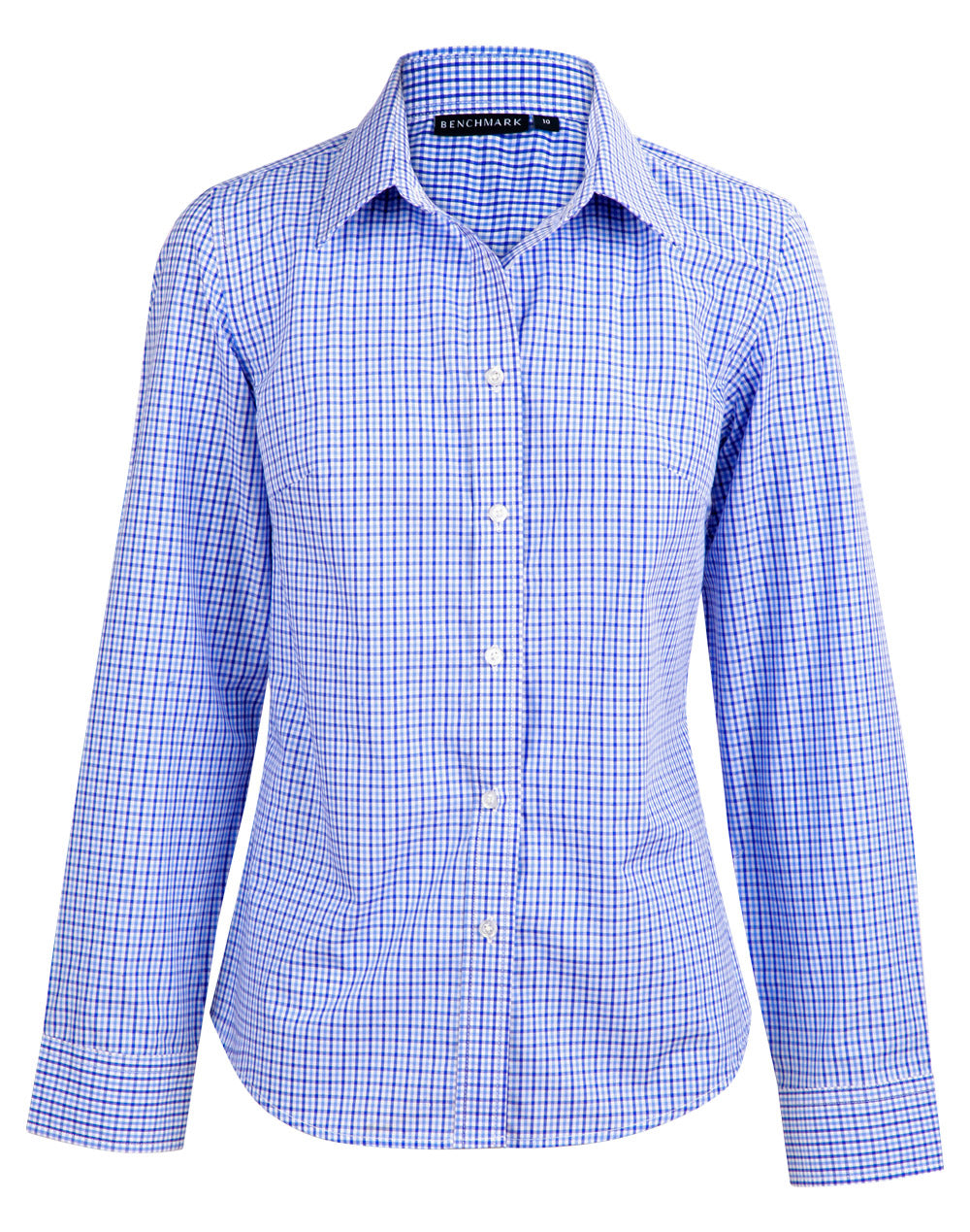 Ladies Multi-Tone Check LS Shirt