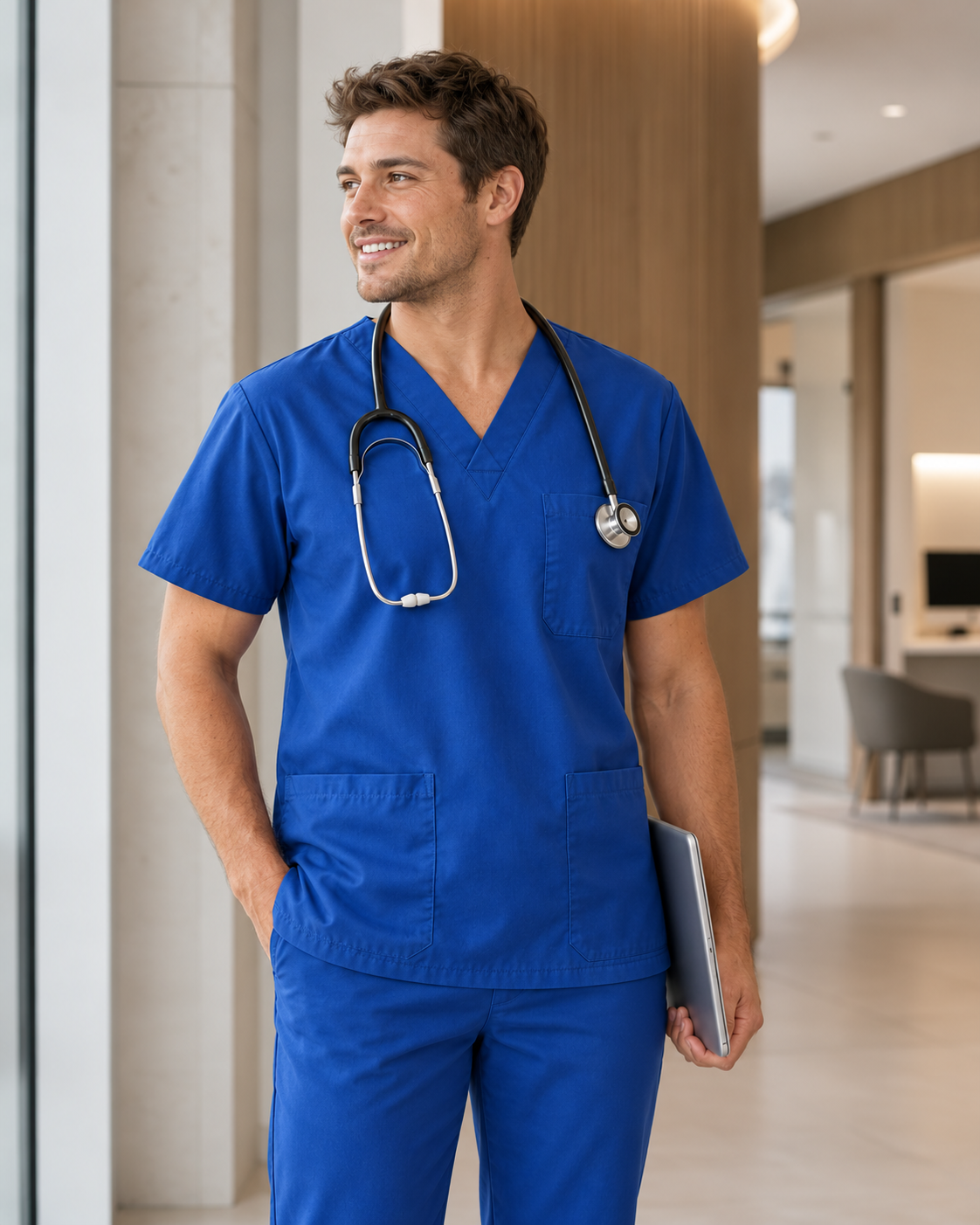 Medi8 Unisex Scrub Top