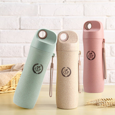 420ml Wheat Straw Water Bottle