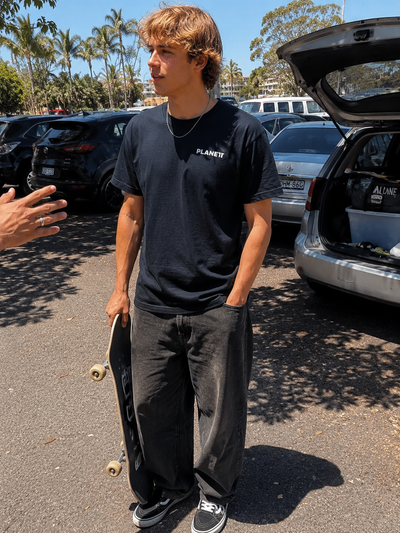 Bitumen Oversize Tee