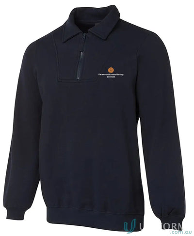 Paramount Air (EMB) Half Zip Sweater