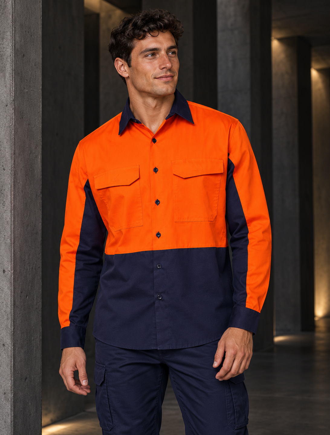 WorkCraft HiVis Vented Ripstop Shirt