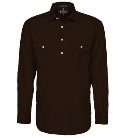 Pilbara Closed Front LS Shirt