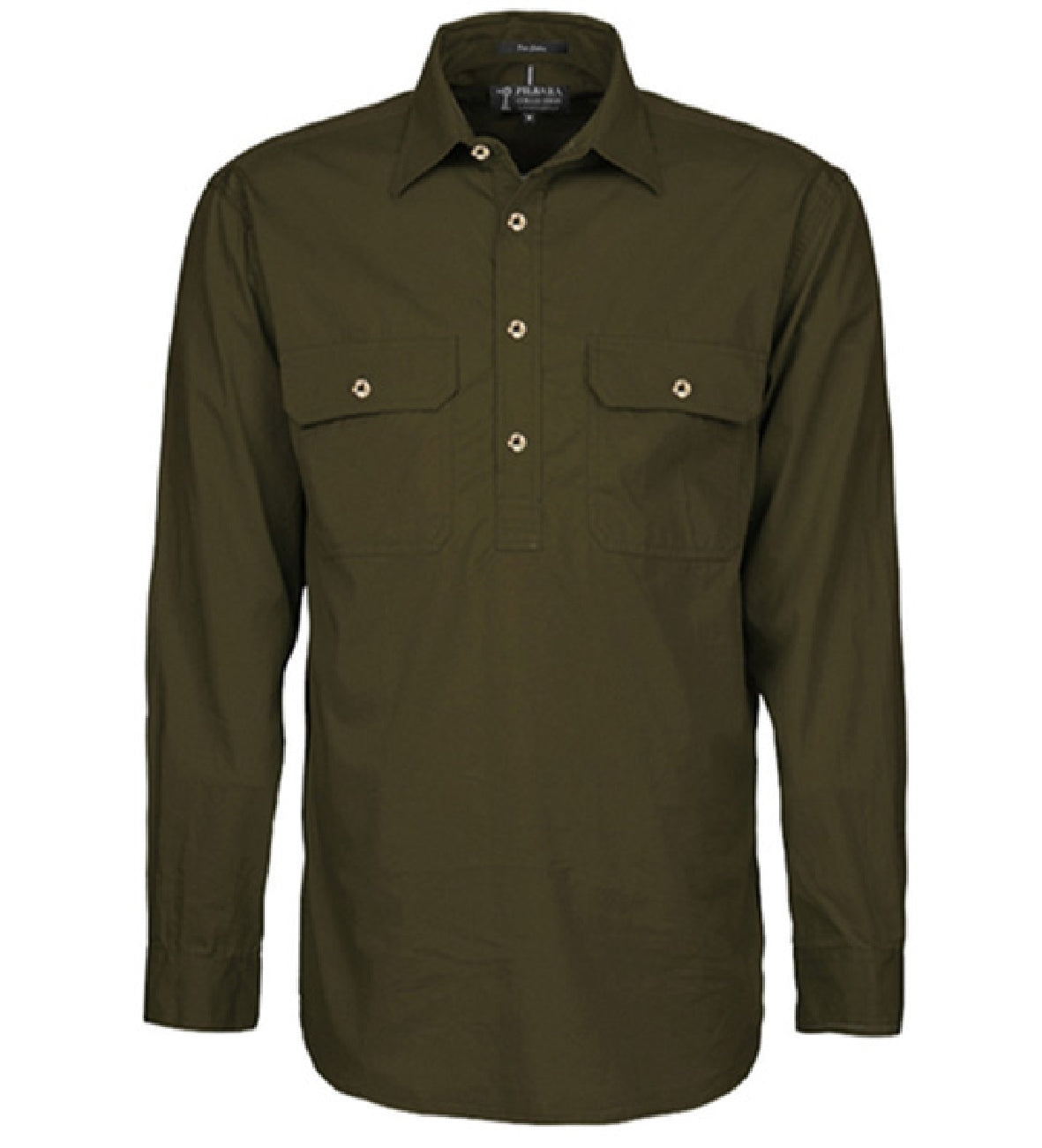 Pilbara Closed Front LS Shirt