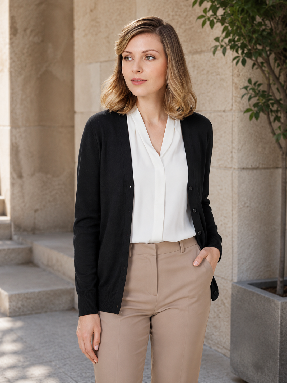 Roma Ladies Knit Cardigan