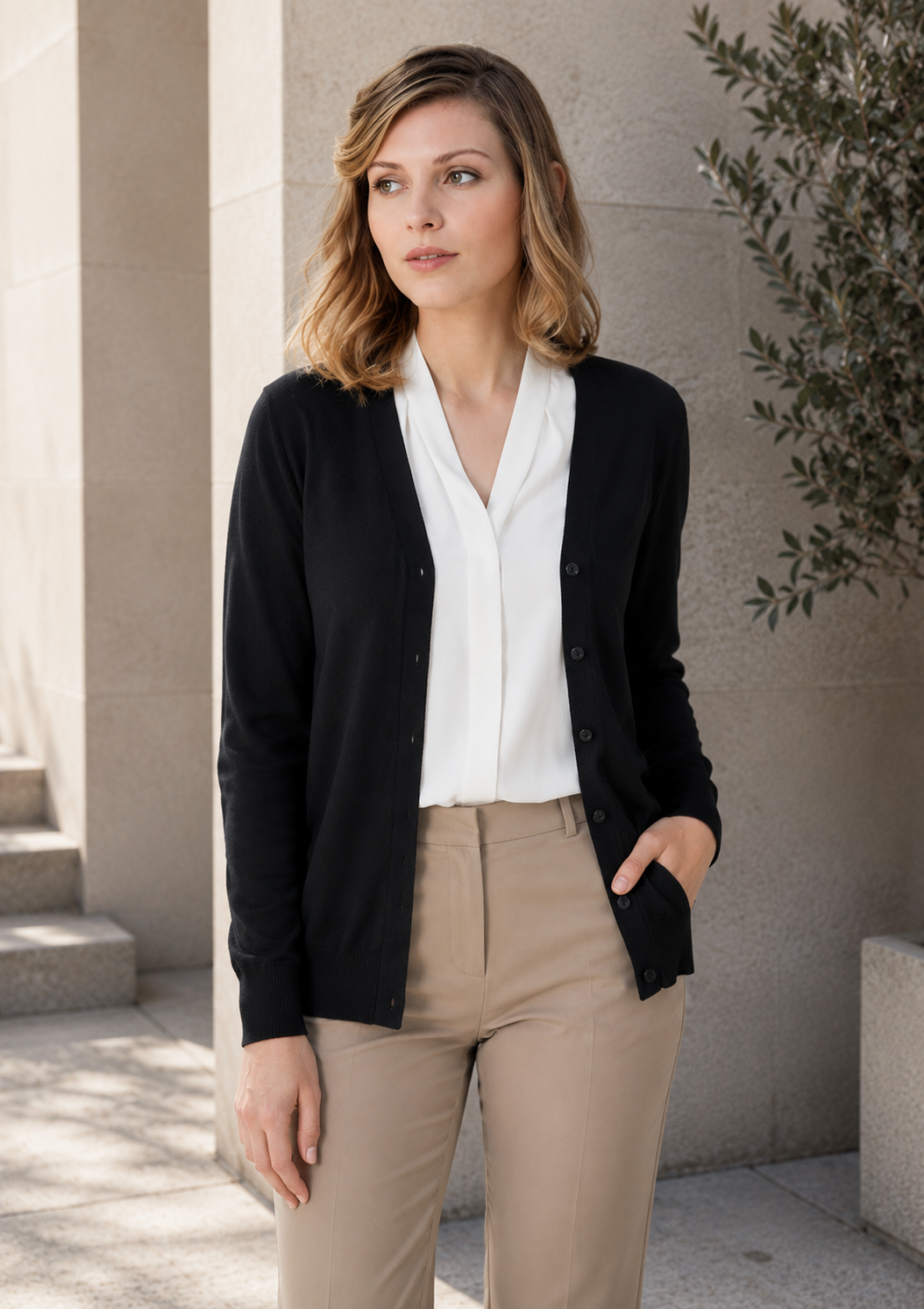 Roma Ladies Knit Cardigan