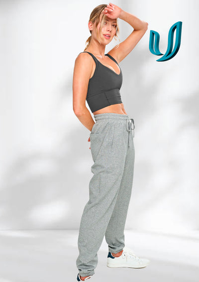 New TP05 Airlayed CVC Sweat Pants in Grey