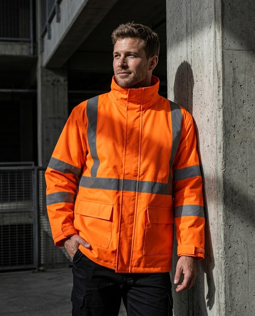 WorkCraft NSW Rail HiVis Reflective 4in1 Jacket