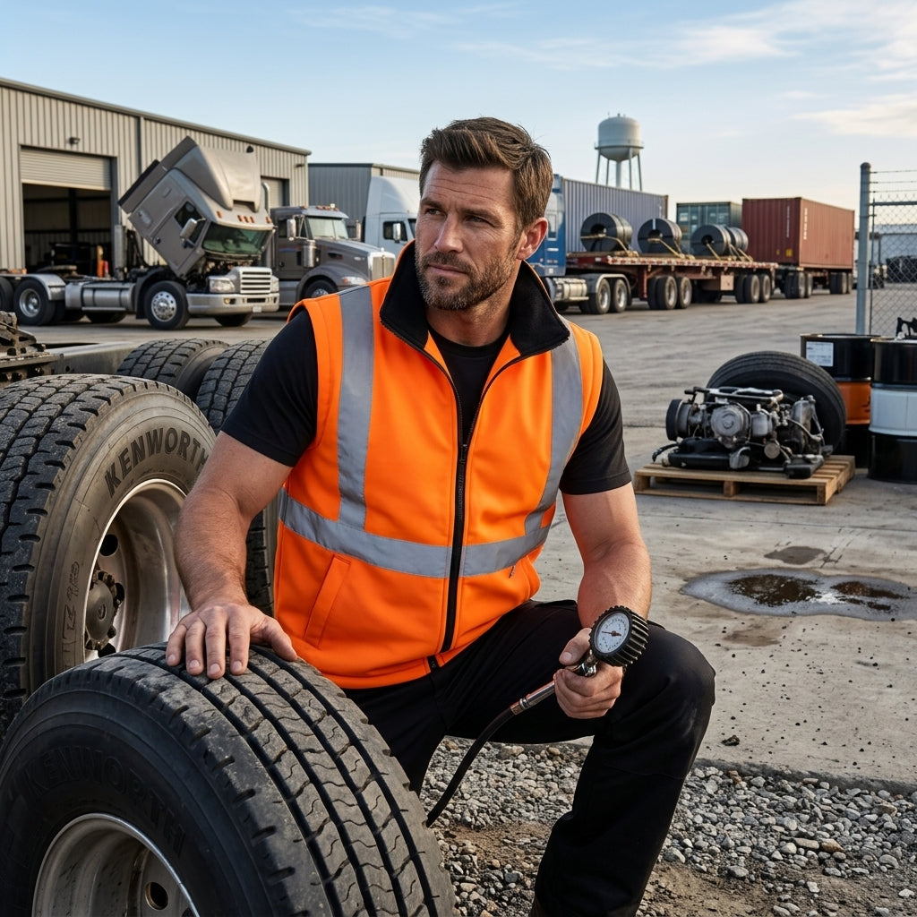 WorkCraft NSW Rail HiVis Reversible Fleece Vest