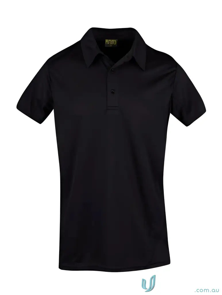 P446HB-1 P446HB Accelerator Polo -Larger Sizes in Black