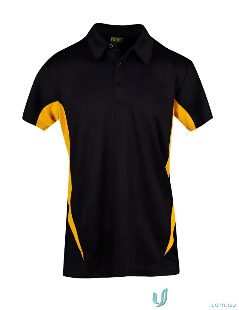 P446HB-1 P446HB Accelerator Polo -Larger Sizes in Black