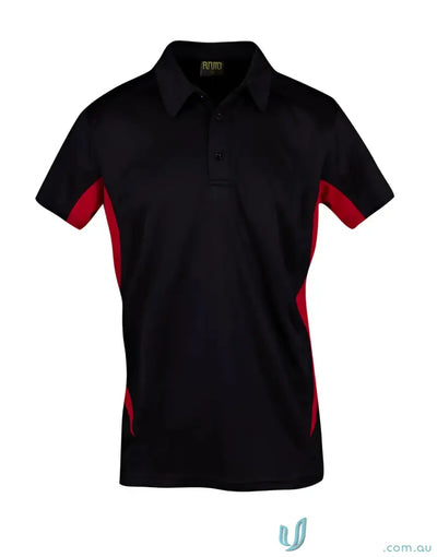 P446HB-1 P446HB Accelerator Polo -Larger Sizes in Black