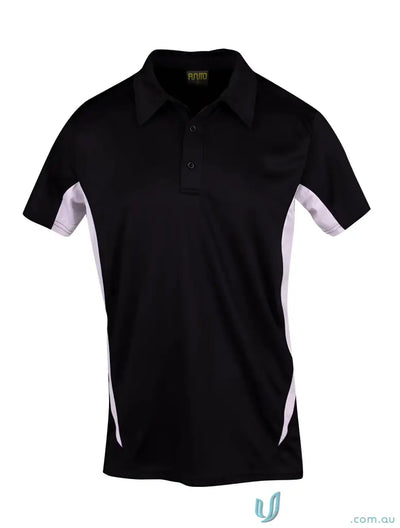 P446HB-1 P446HB Accelerator Polo -Larger Sizes in Black