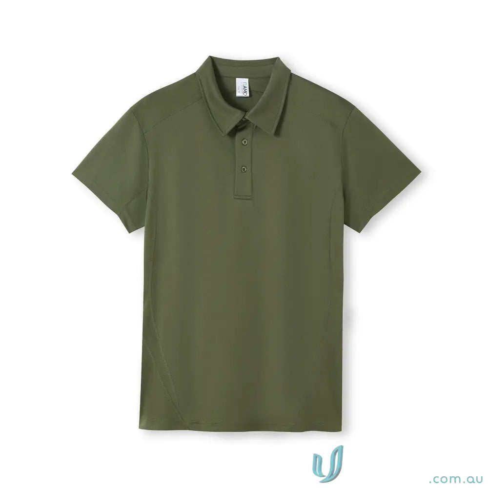 P446HB-1 P446HB Accelerator Polo -Larger Sizes in Olive