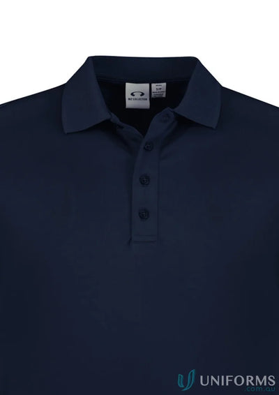 Biz Collection P206ML Action LS Polo in navy
