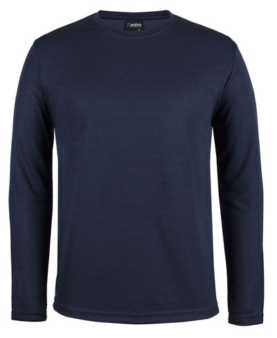 JBs 7PLFT Adults LS Poly Essential Tee in Navy