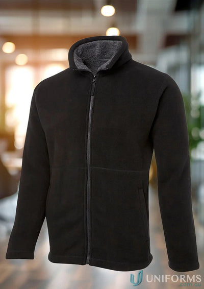 3JS-1 3JS-12 Adults Shepherd Jacket in Black/Charcoal