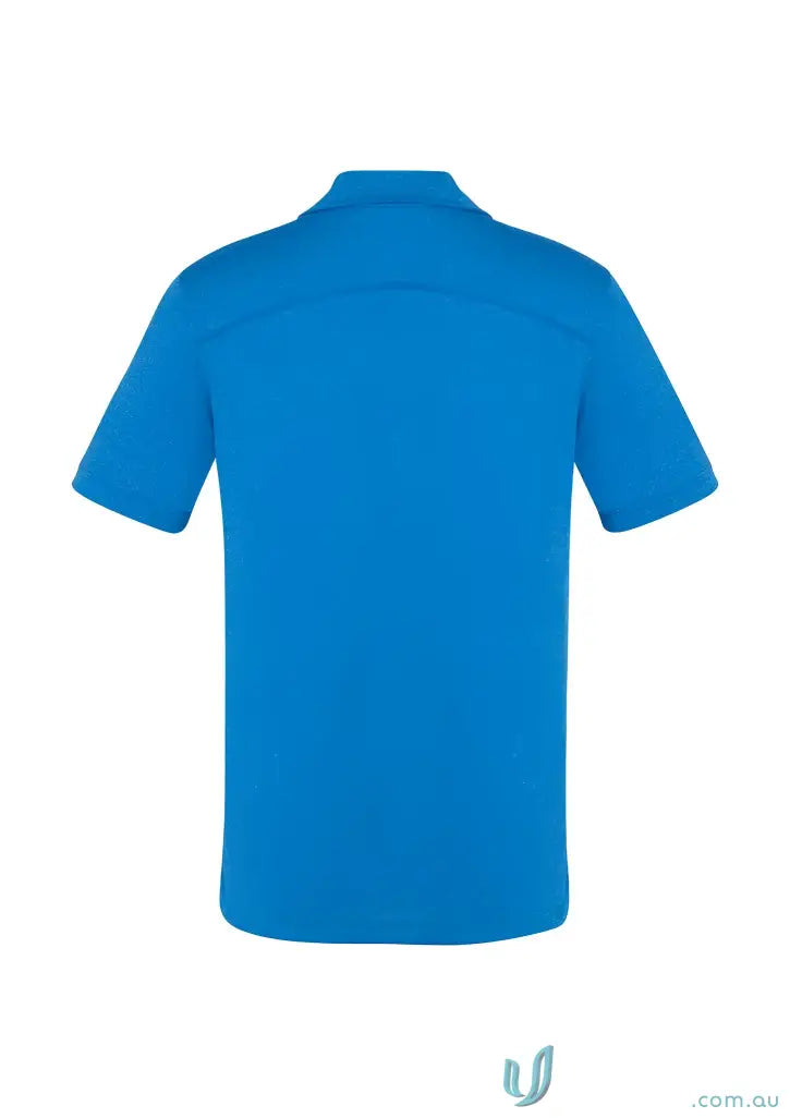 Blue short-sleeved Aero Polo shirt from Biz Collection Aero collection