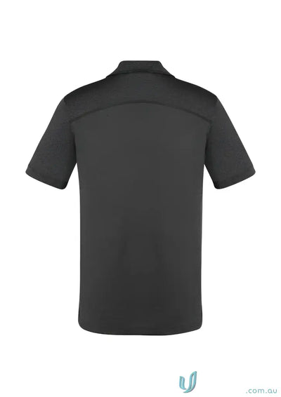 Dark short-sleeved Aero Polo shirt from Biz Collection Aero collection for a sleek look