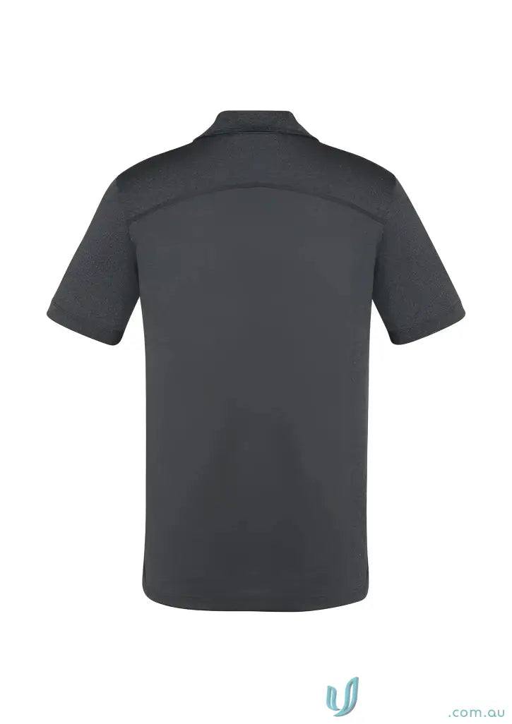 Gray short-sleeved Aero Polo from Biz Collection Aero collection for a sleek look
