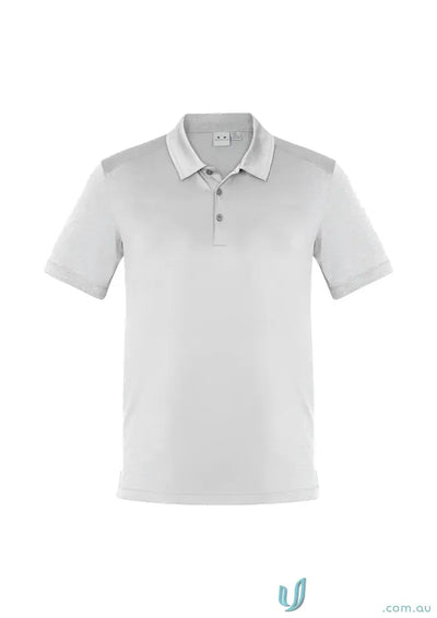 White short-sleeved Aero Polo shirt from Biz Collection Aero collection Aero Polo