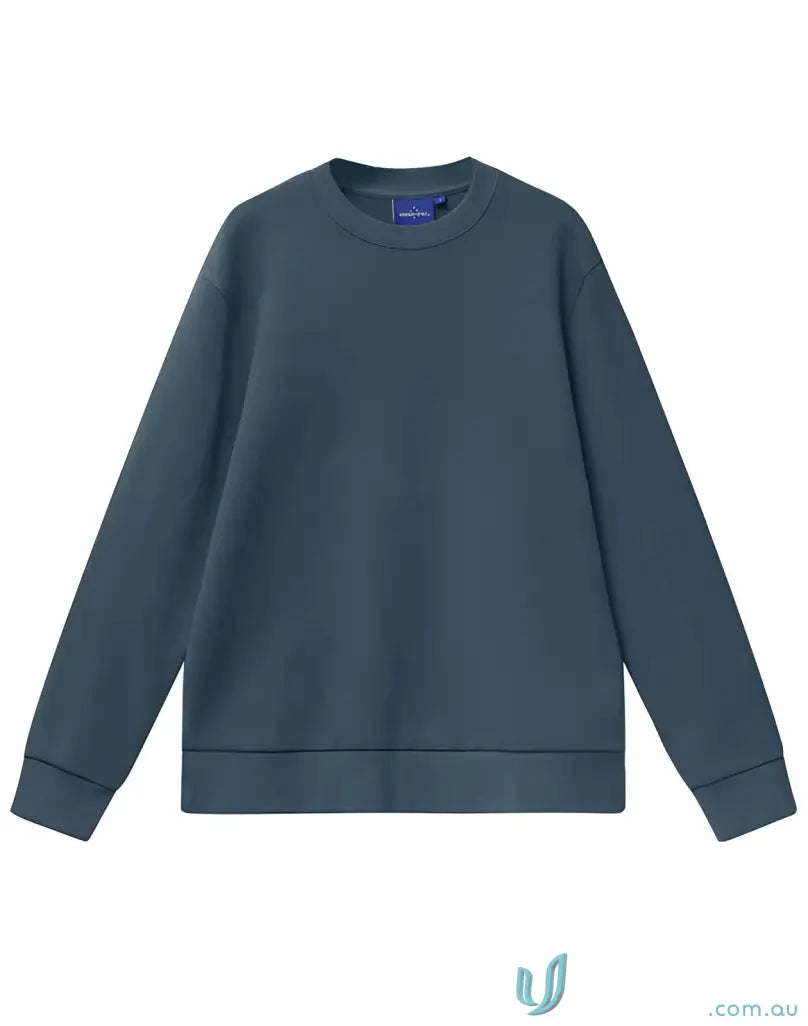 New FL05 Airlayed CVC Sweater in Slate Blue