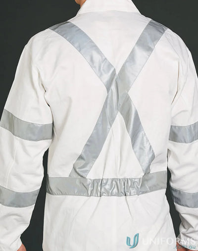 Winning Spirit WA09HV-1 AIW Biomotion Nightwear Coverall with Xback Tape in White