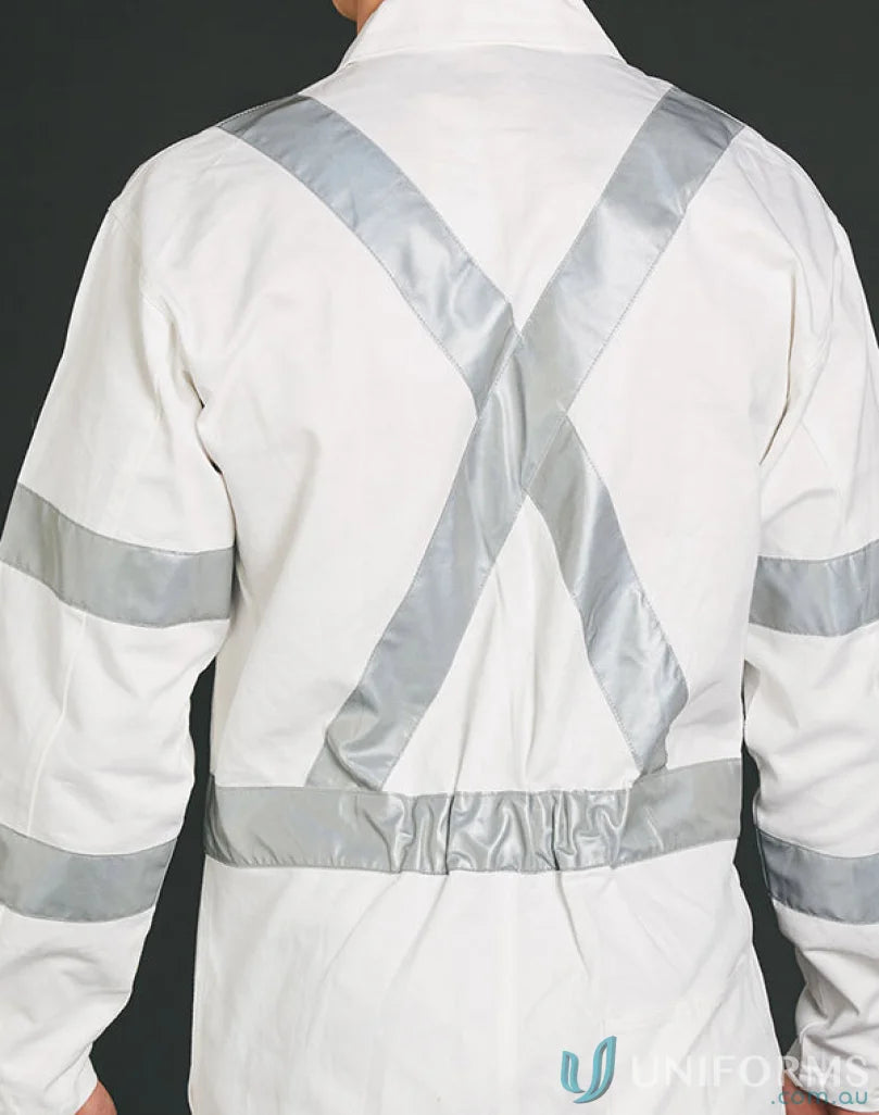 Winning Spirit WA09HV-1 AIW Biomotion Nightwear Coverall with Xback Tape in White