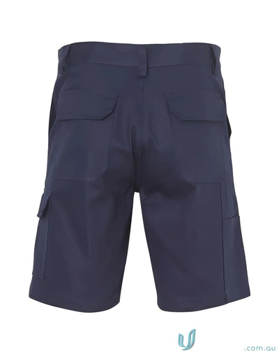 Winning Spirit WP06 AIW Heavy Cotton Drill Cargo Shorts in Navy