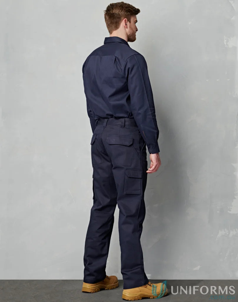 Winning Spirit WP08 AIW Heavy Cotton Pre-Shrunk Drill Stout Pants in Navy