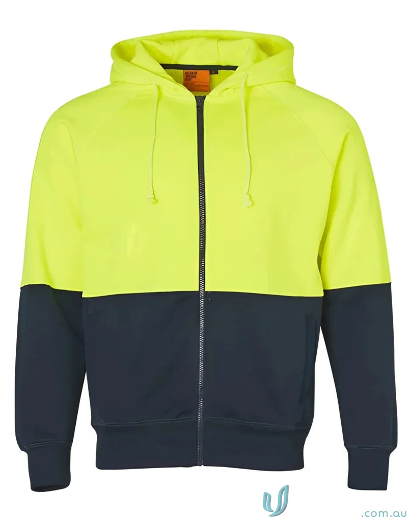 AIW High Visibility Fleece Hoodie with two-tone fleece and sporty winning spirit vibe