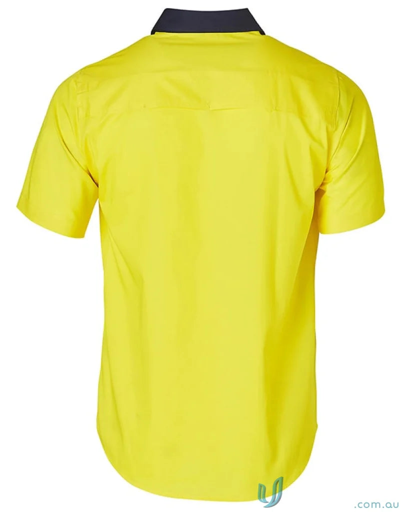 Winning Spirit SW57 AIW HiVis Cool-Breeze SS Cotton Work Shirt
