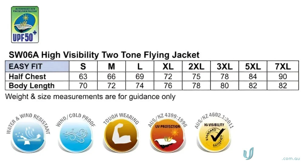 Winning Spirit SW06A-9 AIW HiVis Flying Jacket
