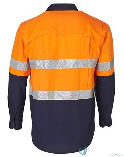 Winning Spirit SW69 AIW HiVis Rip-Stop LS Shirt 3M Tape