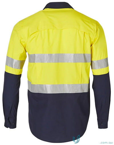 Winning Spirit SW69 AIW HiVis Rip-Stop LS Shirt 3M Tape