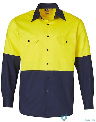 Winning Spirit SW54 AIW Safety Cotton Drill L/S Shirt