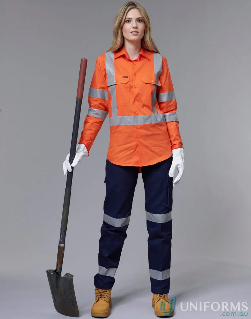 Winning Spirit SW43 AIW Safety Vest with Shoulder Tapes in Fluoro Orange
