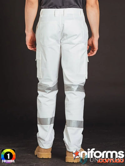 Winning Spirit WP18HV AIW White Safety Pants with Biomotion Tape in White