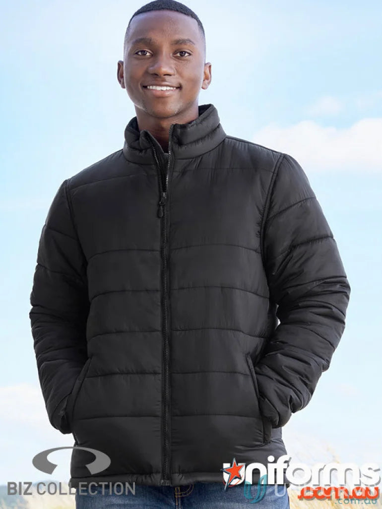 Biz Collection J212M Alpine Puffer Jacket in black