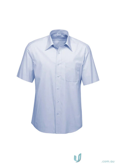 Biz Collection S251MS-1 Ambassador SS Shirt in Blue